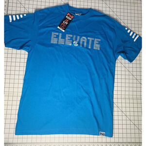 Planet of the Grapes Clothes Blue w/ Silver Elevate Keep It Lit T-Shirt XL NWT